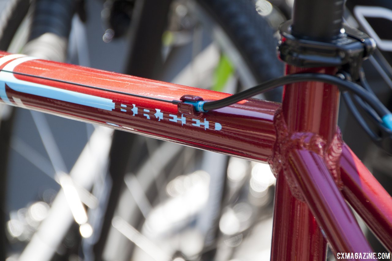 The Felt Bicycles Breed Singlespeed Cyclocross Bike goes blood red for 2014. © Cyclocross Magazine