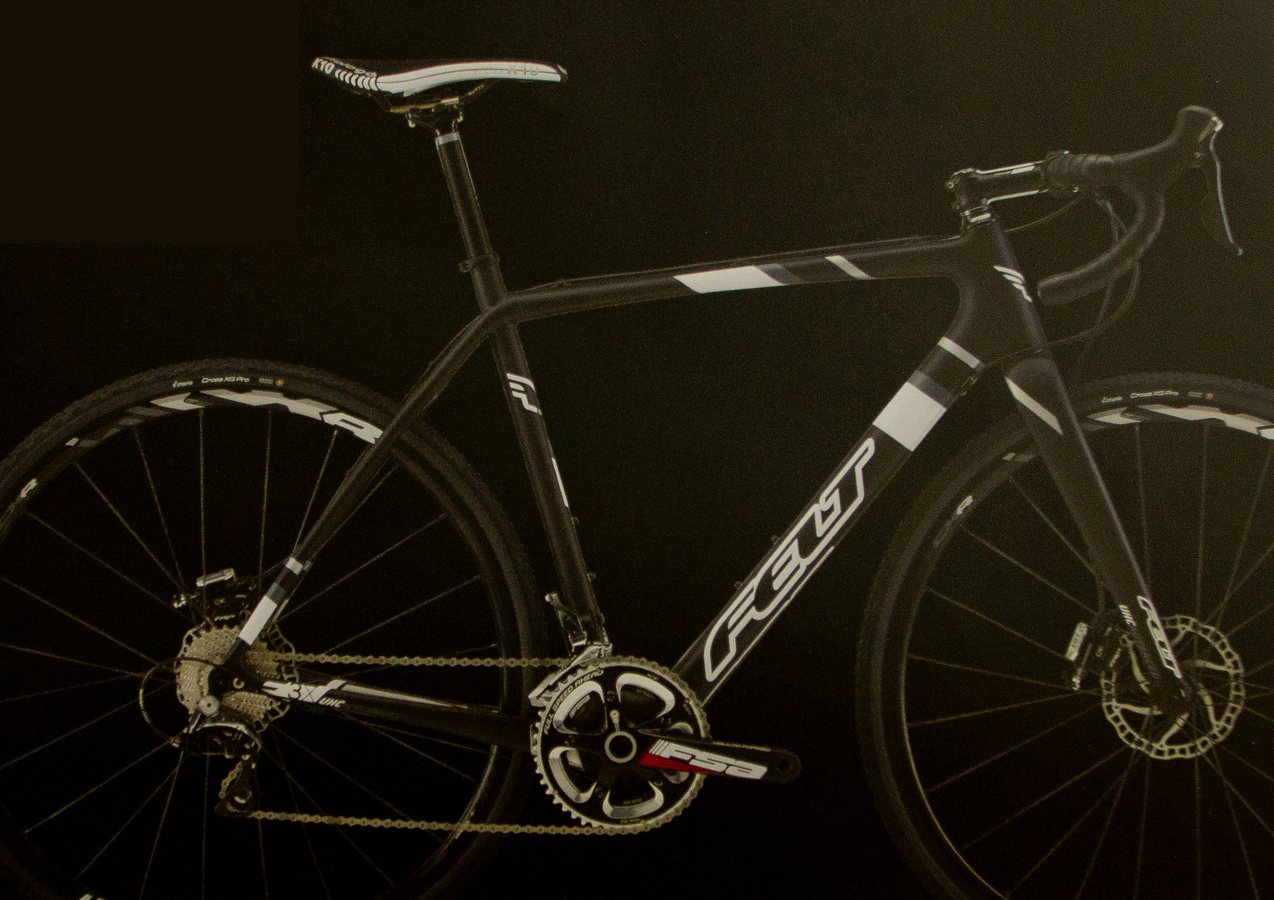 Felt 2014 F2x Carbon Cyclocross Bikes, Ultegra 11-speed, TRP HY-RD brakes. © Cyclocross Magazine