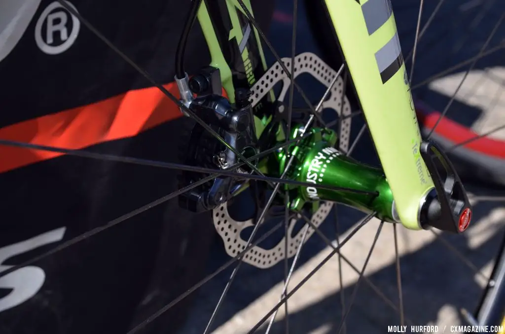 Disc brakes are the new normal. Felt F2x at Sea Otter 2014. © Cyclocross Magazine