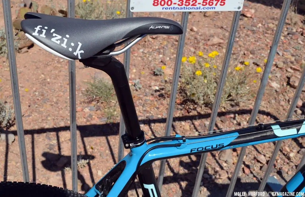 Fizik Aliante on the Focus CX 3.0 Mares at Interbike 2013. © Cyclocross Magazine