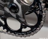 A 42t single chainring from Minnesota-based Wolf Tooth with wide-narrow teeth means Foundry Cycles is shopping local or waiting for SRAM CX1 for this 2015 model. © Cyclocross Magazine