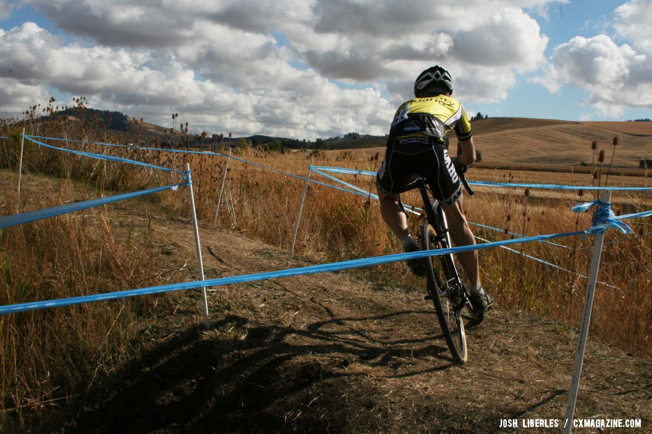 Over, around, and down. ©Cyclocross Magazine