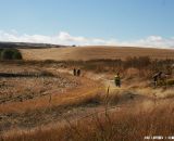 The ranch used to be farm land, and grain crops surround the land. ©Cyclocross Magazine