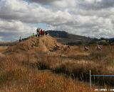 The junkyard section is full of short track-style bermed turns. ©Cyclocross Magazine