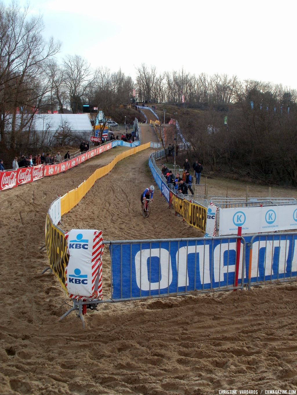 Loose sand might make for a slippery course. © Christine Vardaros