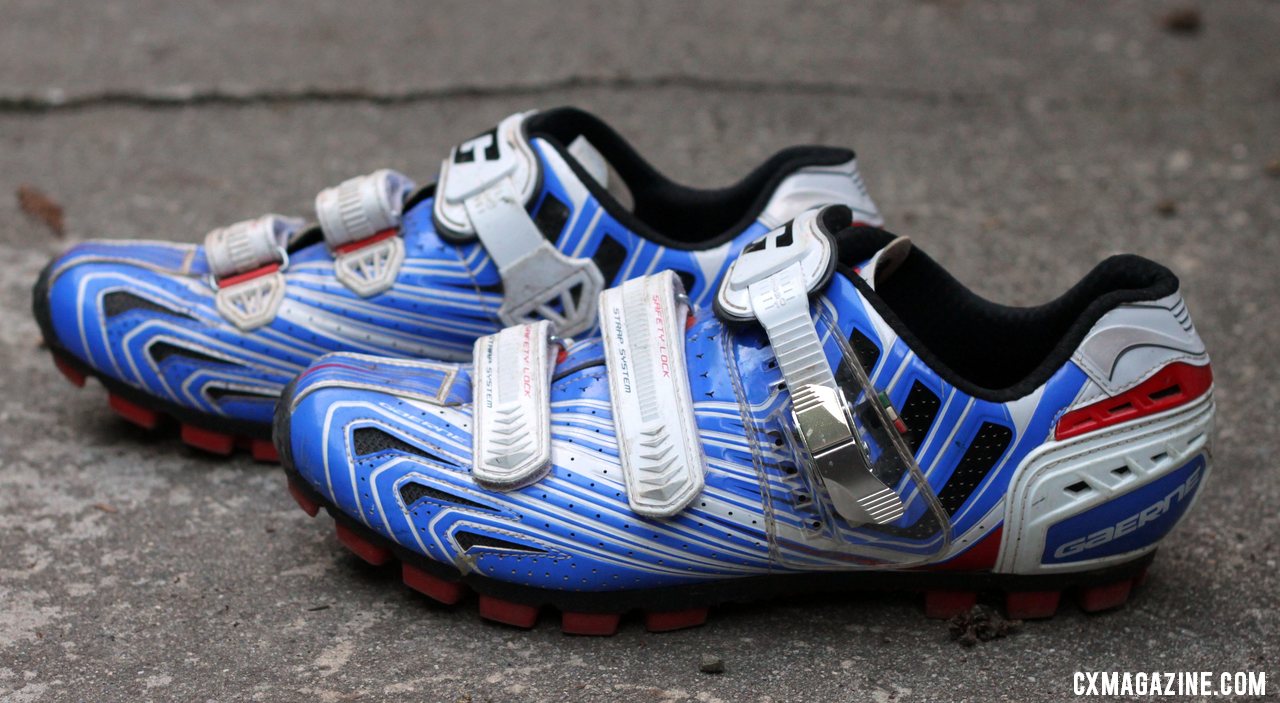 Italian craftsmanship and flashy colors of the Gaerne G. Keira mtb and cyclocross shoe. © Cyclocross Magazine