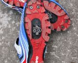 The Gaerne G. Keira mtb and cyclocross shoe features a stable, aggressive, grippy sole. © Cyclocross Magazine