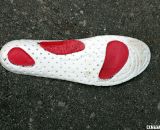 Gaerne G. Keira mtb and cyclocross shoe's insole features three separate pads that mold to your feet but move a bit. © Cyclocross Magazine Gaerne G. Keira mtb and cyclocross shoe's insole features three separate pads that mold to your feet but move a bit. © Cyclocross Magazine