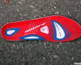 The top of the insole indicates the pads below. Gaerne G. Keira mtb and cyclocross shoe. © Cyclocross Magazine