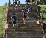 Stair exercises are part of the cyclocross specific drills. © Tom Robertson