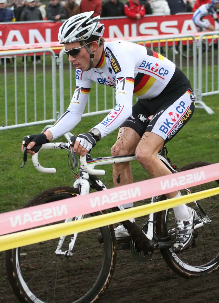 Phillip Walsleben shows off his German champion\'s colors. ? Bart Hazen