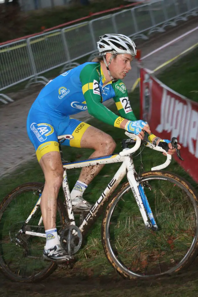 The muddy conditions posed a challenge to many riders. ? Bart Hazen