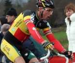 Nys stepped up into the overall Superprestige series lead.  ? Bart Hazen