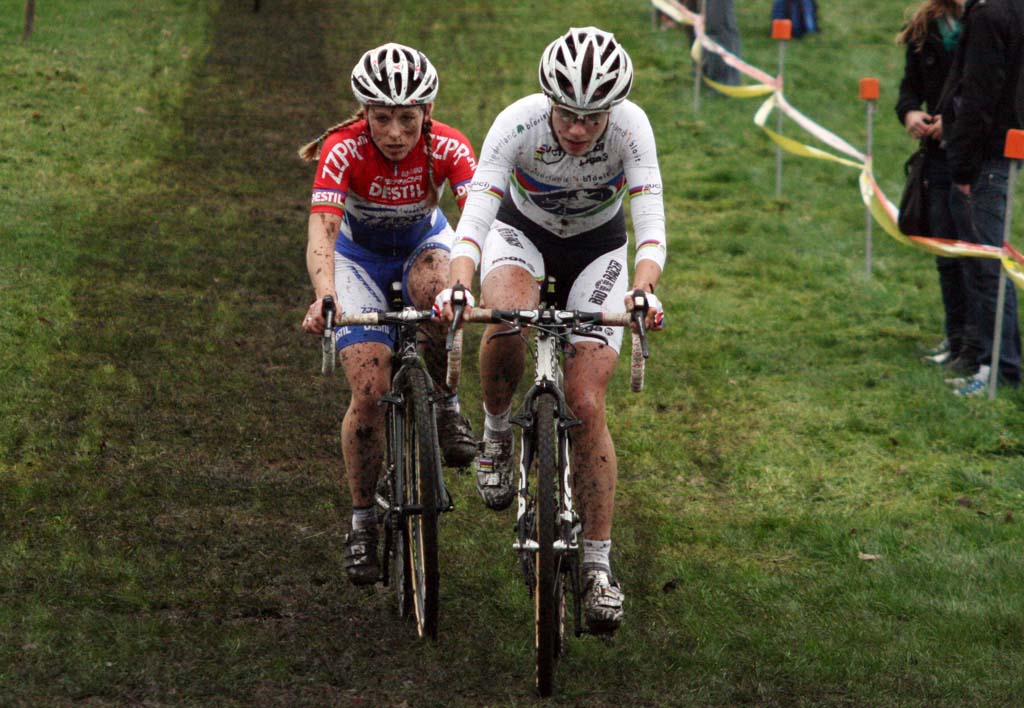 Vos and van den Brand took turns at the front throughout the day. ? Bart Hazen