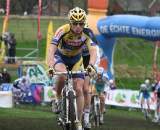 Kenneth Van Compernolle finished third in Gieten. ? Bart Hazen