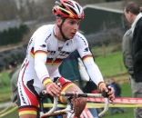 German Champion, Marcel Meisen, struggled today.  ? Bart Hazen