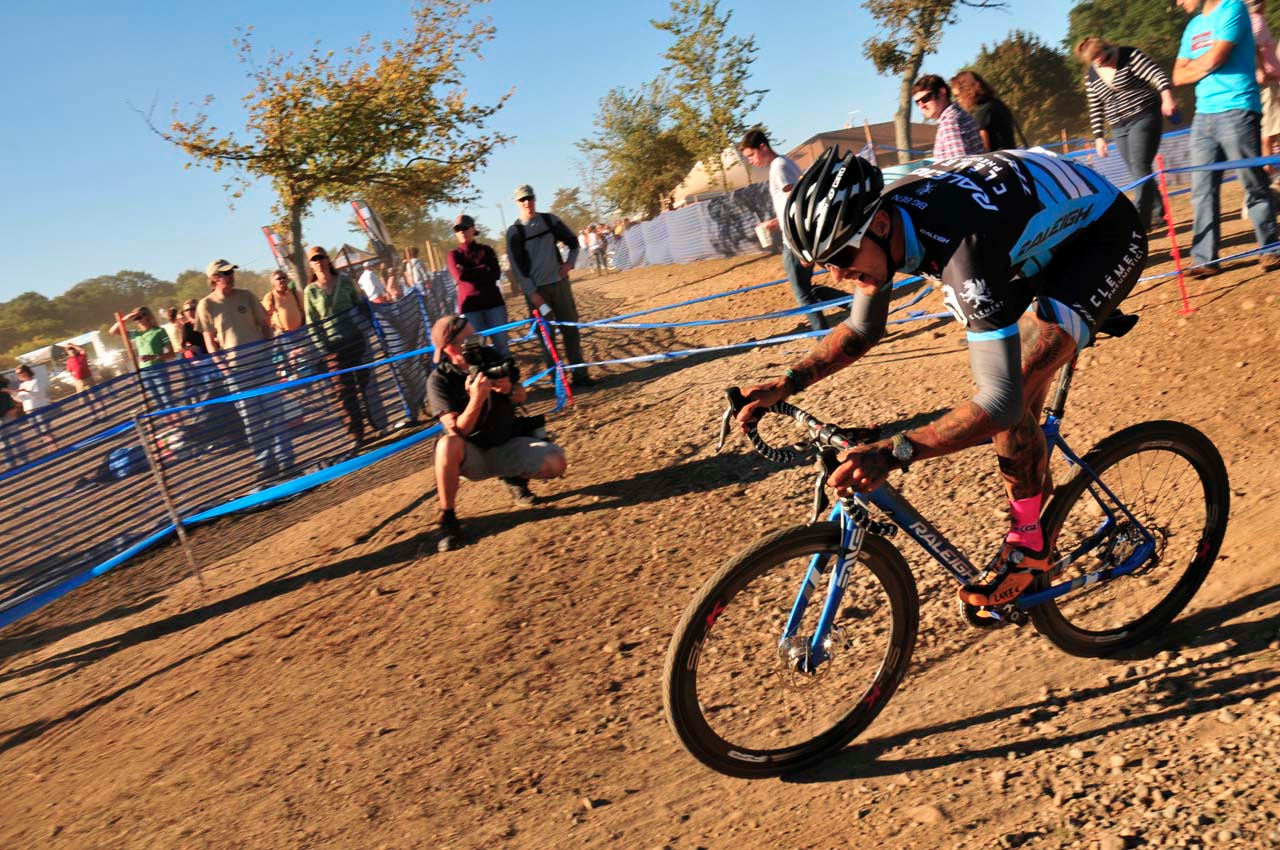 Ben Berden (Raleigh Clement) held on for a fourth place finish. Â© Kevin White