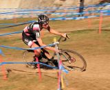 Jeremy Powers (Rapha FOCUS) rounding on of the corners. Â© Kevin White