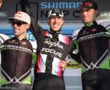 Men's podium at Gloucester Day 2 2013. © Meg McMahon