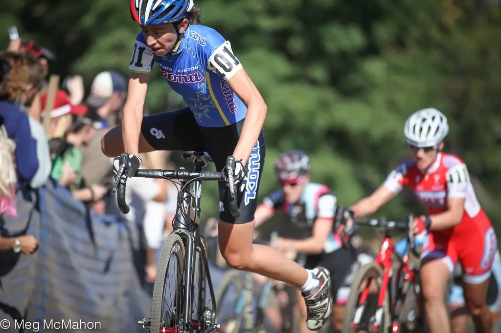 Wyman in the lead at Gloucester Day 2 2013. © Meg McMahon