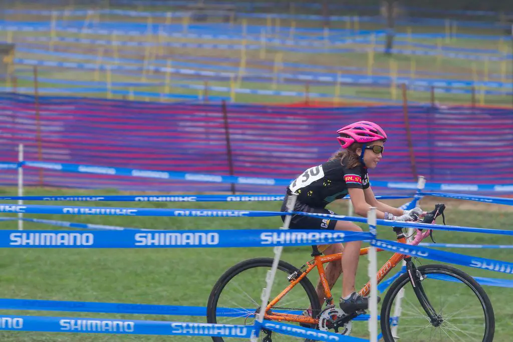 A young racer in the junior race © Todd Prekaski