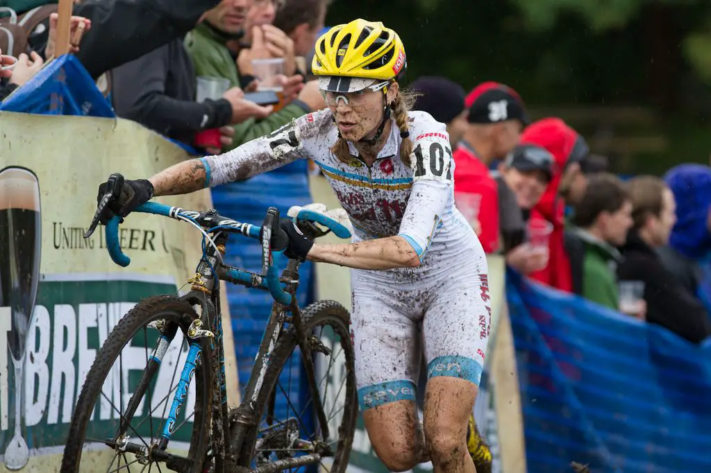 Mo Bruno Roy enjoys muddy races and finished fourth today © Todd Prekaski