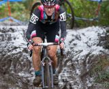  Gabby Day on the mud chute, followed by teammate Krasniak © Todd Prekaski
