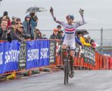  Wyman crosses the line to win yet again © Todd Prekaski