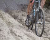 Riders faced thick, loose sand on the beach © Todd Prekaski