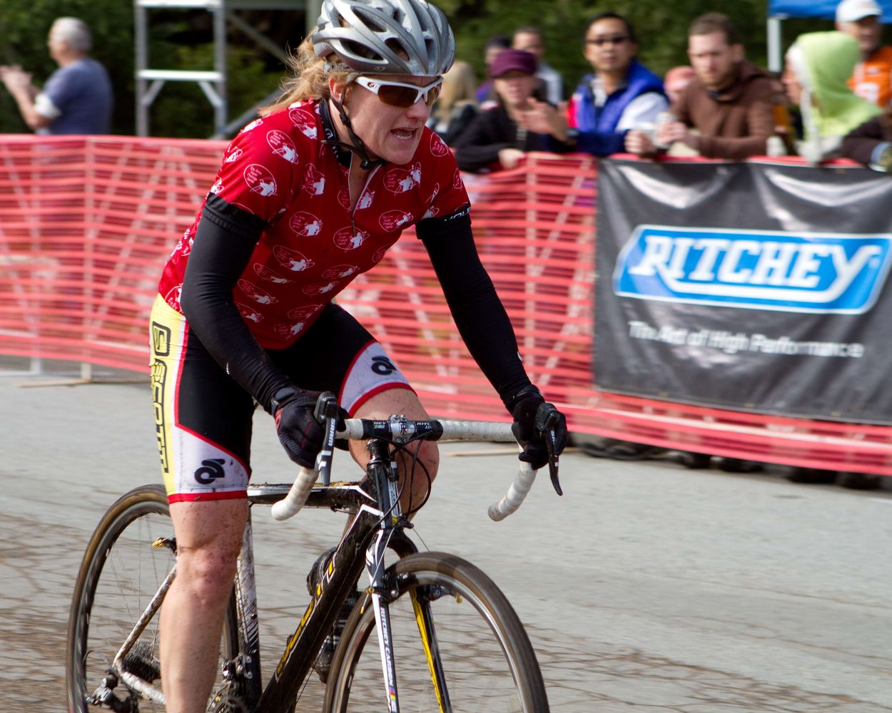 Kerry Barnholt took her third win in a row at the Bay Area Super Prestige series.  © Tim Westmore