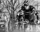 Jeffrey Unruh in the men's 50-54 race at 2014 USA Cyclocross National Championships. © Mike Albright