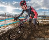 Sun starting to set in the men's 50-54 race at 2014 USA Cyclocross National Championships. © Mike Albright