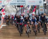 The start in the men's 50-54 race at 2014 USA Cyclocross National Championships. © Mike Albright-54-7