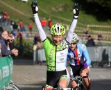 Suzie Godart wins with women&#039;s race in Contern. © Bart Hazen