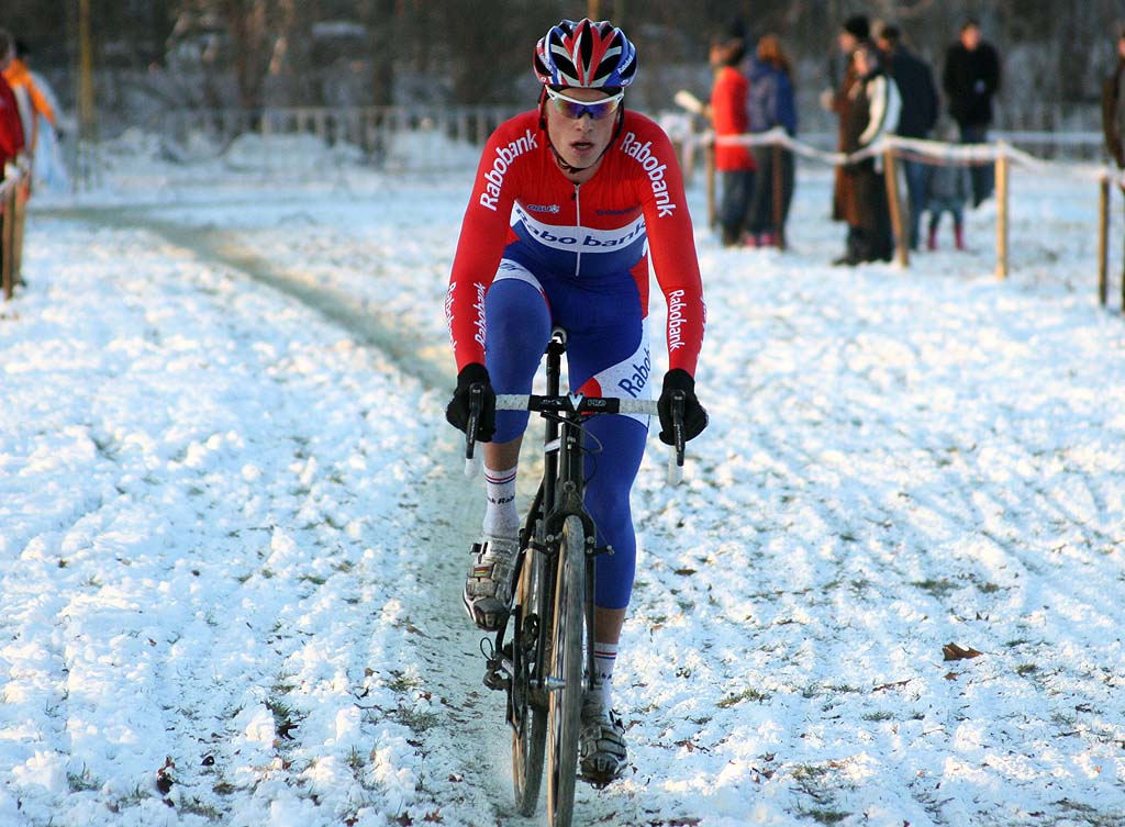 Lars Boom finished 22nd in his first 'cross race this season.  ? Bart Hazen