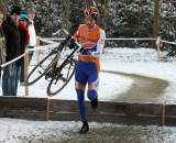 de Knegt finished second to his Rabobank teammate Aernouts.  ? Bart Hazen