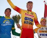 The U23 podium at the GP Groenendaal.  ? Bart Hazen