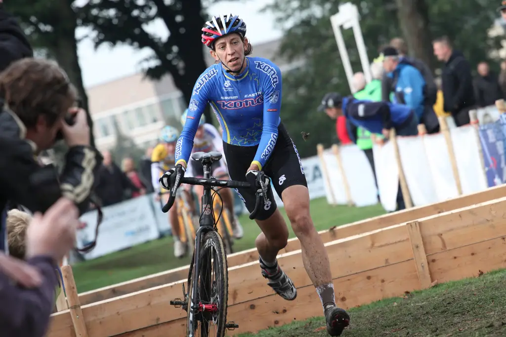 Helen Wyman at Cyclo-cross Grote Prijs van Brabant. © Bart Hazen