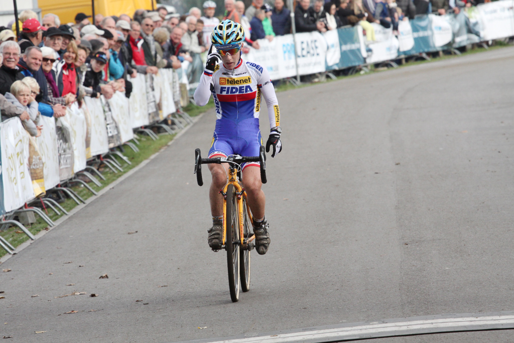 Amy was on the minds of everyone at the Cyclo-cross Grote Prijs van Brabant. © Bart Hazen