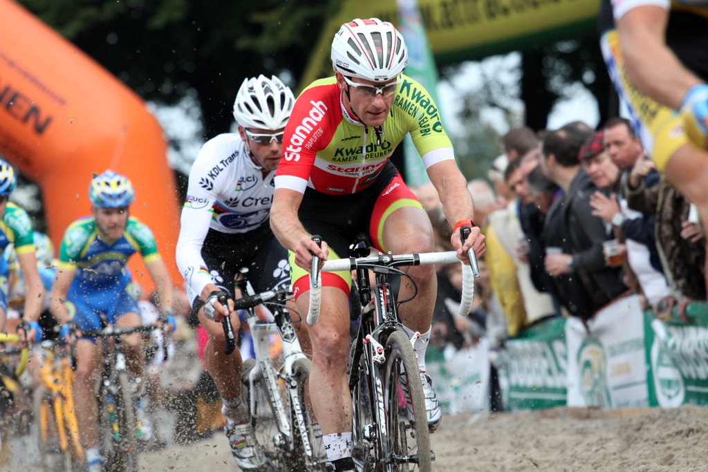 Leading in the sandpit Cyclo-cross Grote Prijs van Brabant. © Bart Hazen
