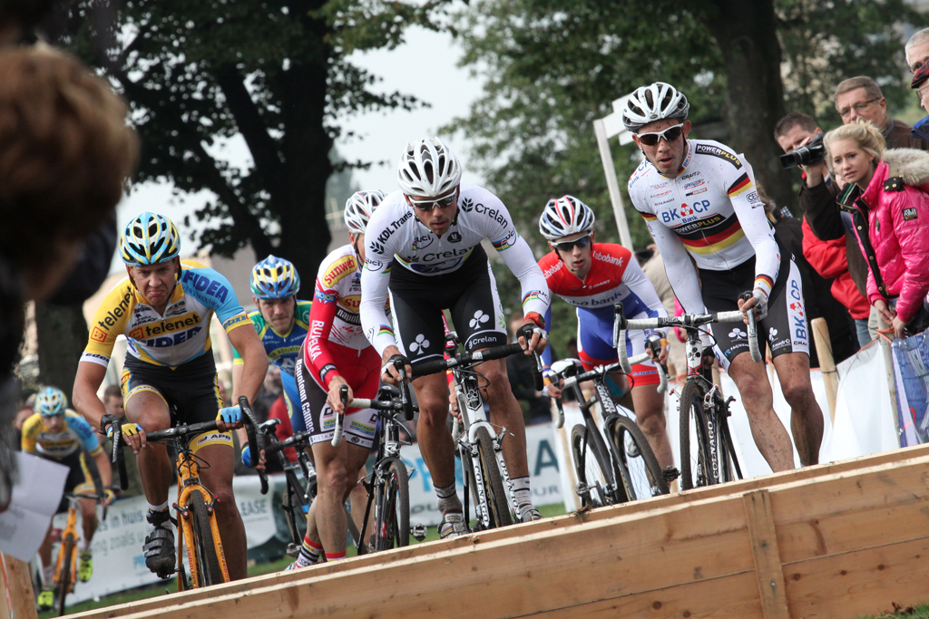 Barriers at Cyclo-cross Grote Prijs van Brabant. © Bart Hazen