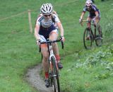 Smiling while riding at the Cyclo-cross Grote Prijs van Brabant. © Bart Hazen