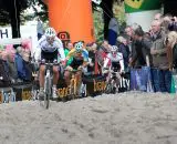 Nys leads in the sand at Cyclo-cross Grote Prijs van Brabant. © Bart Hazen