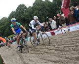 Two line choices at Cyclo-cross Grote Prijs van Brabant. © Bart Hazen