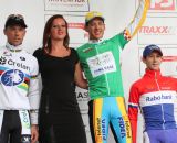 Unenthused podium girl at Cyclo-cross Grote Prijs van Brabant. © Bart Hazen