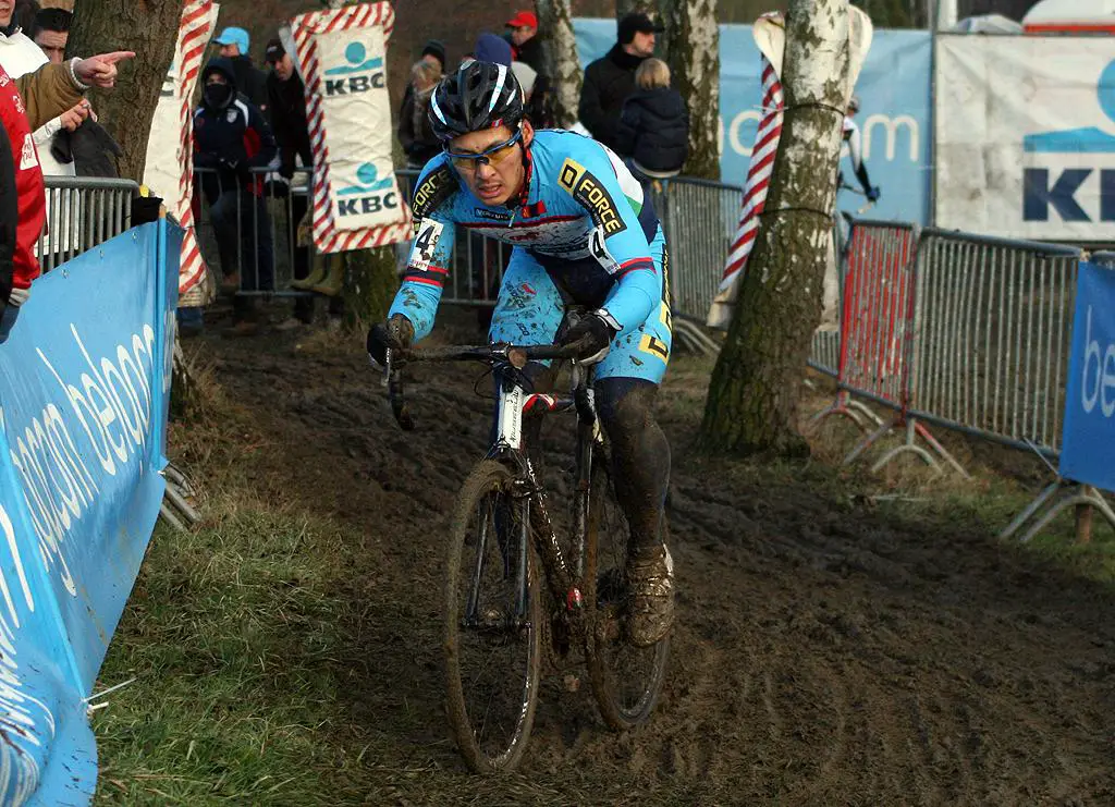 Mongolia\'s Boldbaatar. GP Sven Nys 2010 - Baal, Beglium. GVA Trofee Series. ? Bart Hazen