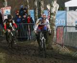 Stybar attacked after reaching Nys. GP Sven Nys 2010 - Baal, Beglium. GVA Trofee Series. ? Bart Hazen