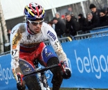 Stybar in the lead. GP Sven Nys 2010 - Baal, Beglium. GVA Trofee Series. ? Bart Hazen