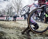 Cody Kaiser on a run-up on lap one © Tom Robertson