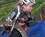  Elite women rider Anna Milkowski with fresh face mud. ? Paul Weiss